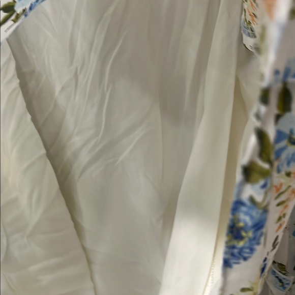 Sugarlips Blue and Green Puff Sleeve Long Sleeve Blouse - Picture 6 of 13